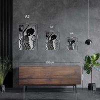 لوحة معدنية | بوستر موب من أنمي موب سايكو 100 بخلف...