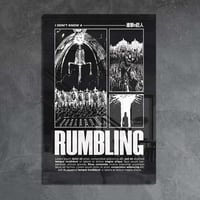 لوحة معدنية | بوستر الهزيم: هجوم العمالقة مانغا