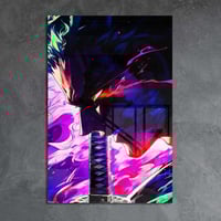 لوحة معدنية | بوستر مقرب لرورونوا زورو من أنمي ون...