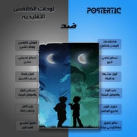 لوحة معدنية | بوستر كيلوا وغون: قمران