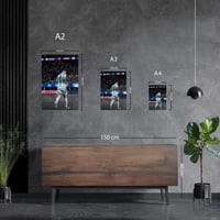 لوحة معدنية ليونيل ميسي الأرجنتين