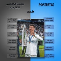 لوحة معدنية كريستيانو رونالدو ريال مدريد الابطال
