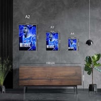 لوحة بتصميم للاعب ألكسندر ميتروفيتش