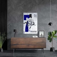 لوحة معدنية | بوستر فينيسيوس: تصميم جذاب للبرازيلي