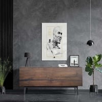 لوحة معدنية | بوستر زين الدين زيدان أسطورة ريال مد...