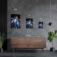 لوحة معدنية بوستر ليونيل ميسي الأرجنتين