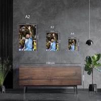 لوحة معدنية بريدراج رايكوفيتش حارس نادي الاتحاد