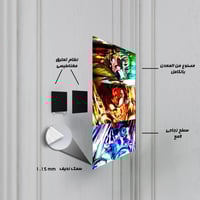 لوحة معدنية | بوستر ثلاثي لشخصيات قاتل الشياطين :...