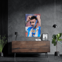 لوحة معدنية ليونيل ميسي تتويج كوبا أميريكا 2024