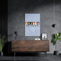 لوحة معدنية | بوستر لشعار مسلسل فريندز