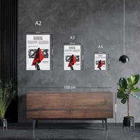 لوحة معدنية | بوستر إيتشيغو كوروساكي من أنمي بليتش...