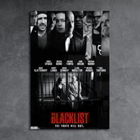 لوحة معدنية | بوستر لمسلسل بلاك ليست