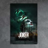 لوحة معدنية | بوستر الجوكر: ثلاثة وجوه لآرثر