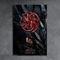 لوحة معدنية | بوستر لمسلسل آل التنين (House of the...