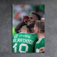 لوحة معدنية فرانك كيسي نادي الاهلي السعودي