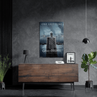 لوحة معدنية بوستر دنيرس تارغيريان مسلسل قيم اوف ثر...