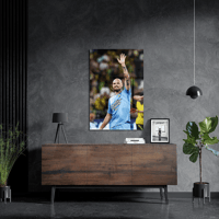 لوحة معدنية بريدراج رايكوفيتش حارس نادي الاتحاد