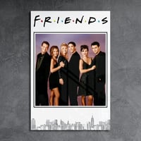 لوحة معدنية بتصميم مميز لمسلسل فريندز