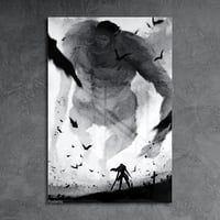 لوحة معدنية | بوستر انمي هجوم العمالقة