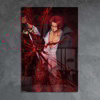 لوحة معدنية | بوستر شانكس من أنمي ون بيس