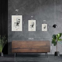 لوحة معدنية | بوستر زين الدين زيدان أسطورة ريال مد...