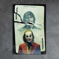 لوحة معدنية | بوستر الجوكر: جنون مشترك - وجه مزدوج