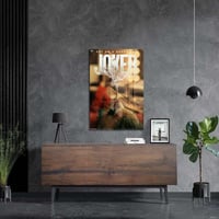 لوحة معدنية | بوستر الجوكر (2019): آرثر فليك يدخن