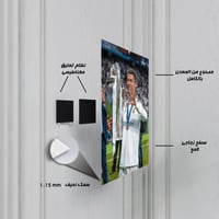 لوحة معدنية كريستيانو رونالدو ريال مدريد الابطال