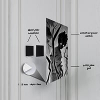 لوحة معدنية | بوستر موب من أنمي موب سايكو 100 بخلف...