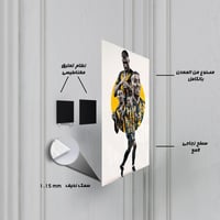 لوحة معدنية عبدالرزاق حمدلله بتصميم مميز