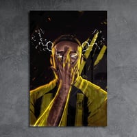 لوحة معدنية بوستر رسم لستيفن بيرجوين