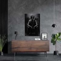 لوحة معدنية ليفاي أكرمان – بوستر تصميم أسود | هجوم...