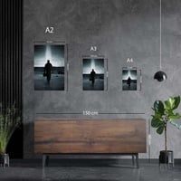 لوحة معدنية - فيلم Interstellar (بين النجوم)