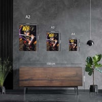 لوحة معدنية | بوستر بوروتو: تصميم قتالي