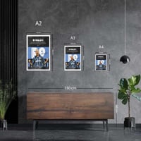 لوحة معدنية | بوستر رونالدو الظاهرة بقميص إنتر ميل...