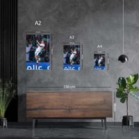 لوحة معدنية احتفال روجير إيبانيز نادي الاهلي السعو...