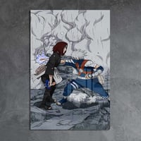 لوحة معدنية | بوستر تضحية رين أمام كاكاشي