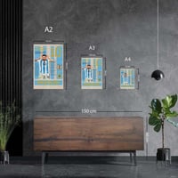 لوحة معدنية | بوستر ليونيل أندريس ميسي بتصميم صحيف...