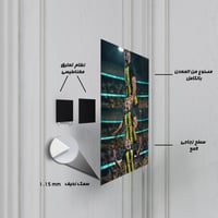 لوحة معدنية عبدالرزاق حمدالله - قوة النمر - نادي ا...