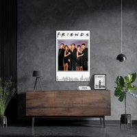 لوحة معدنية بتصميم مميز لمسلسل فريندز