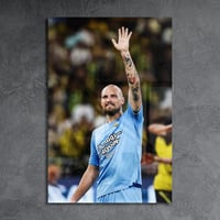 لوحة معدنية بريدراج رايكوفيتش حارس نادي الاتحاد