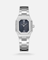 ساعة جوهرة النسائية ستيل باللون الفضي