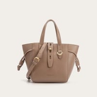 شنطة نسائية كلاسيك بلون كاكي