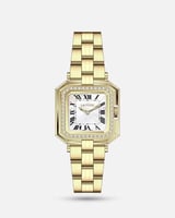 ساعة نسائية ستيل بلون ذهبي