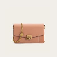 شنطة نسائية كروس بلون وردي