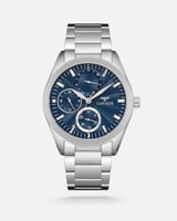 ساعة كورنقرايف الرجالية الفاخرة باللون الأزرق