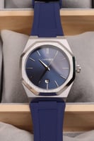 ساعة رجالي ربر بلون ازرق