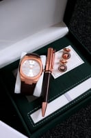 طقم رجالي ساعة منسقة مع كبك وقلم