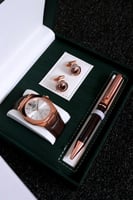 طقم رجالي ساعة منسقة مع كبك وقلم