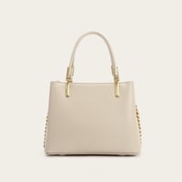 شنطة نسائية بحجم متوسط بلون بيج